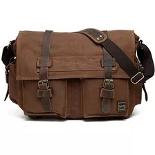 Berchirly Men Vintage Military Canvas Messenger Bag Para Por