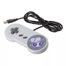 Controle Super Nintendo Usb Pc Snes Joystick Cor Colorido