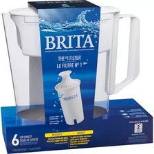 Jarra De Agua Con Filtro Avanzado Brita 6 Tazas