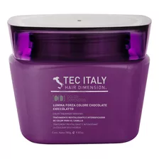 Máscara Chocolate Tec Italy Lumina Forza Colore 280gr