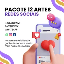 Criar Arte Posts Instagram Whatsapp Facebook Redes Sociais