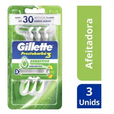 Rastrillos Desechables Gillette Prestobarba3 Sense 3 Piezas