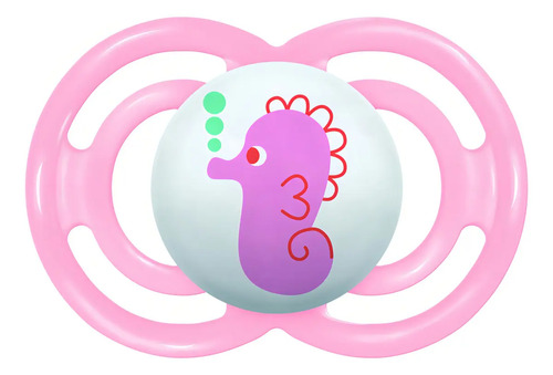 Chupeta Mam Perfect 6+ Meses Bico Simétrico De Silicone Rosa A Partir De 6 Meses