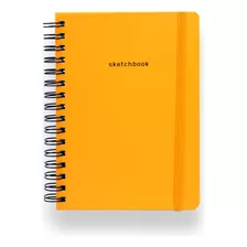 Sketchbook Para Desenho Caderno 180g 100 Pág A5 Capa Dura A5