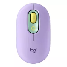 Mouse Inalámbrico Bluetooth Logitech Pop Óptico Violeta