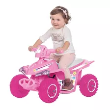 Cuatrimoto A Batería Para Niños Rosa Ct-726