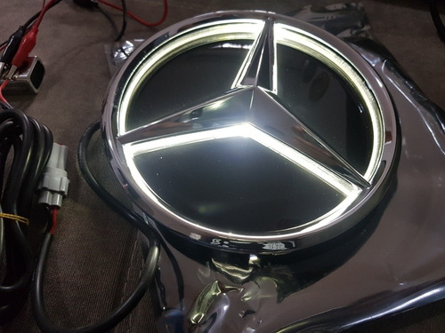 Facia Parrilla Gtr Amg + Emblema Led Mercedes Benz Cla W118  Foto 6