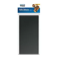 Fieltros Adhesivos Rectangular 200x100mm Negro 1un. Tekbond