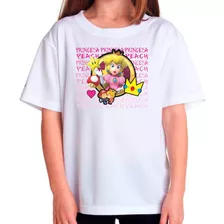 Camisa Camiseta Princessa Peach Super Mario Gamer