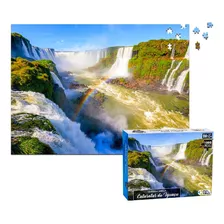 Quebra Cabeça 1000pçs Cachoeira Cataratas Do Iguaçu Brasil