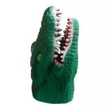 Fantoche De Mão Infantil Plástico Crocodilo Multikds Br1148