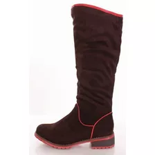 Botas Suede Taco 4 Cms. Le18 Importadas Usa