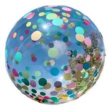 Globos Burbujas De 45cm R18 Con Confeti X5 Unidades