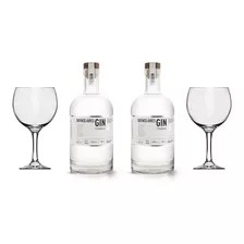 Gin 2 Buenos Aires 750ml + 2 Copas - Zetta Bebidas