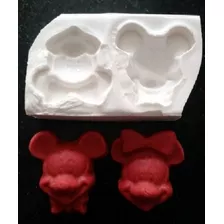 Molde De Silicone Mickey Minnie