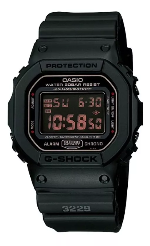 Relógio Casio G-shock Dw-5600ms-1dr + Nfe + Garantia