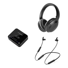 Auriculares Avantree, Bluetooth/enlace Dual/negro