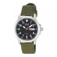 Reloj Citizen Eco-drive Bm8180-03e Analogico Quartz Militar