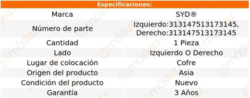 (1) Amortiguador Cofre Izq O Der Mercury Grand Marquis 95/11 Foto 2