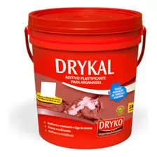 Drykal Aditivo Plastificante Reboco Argamassa Liquido 18 Lts