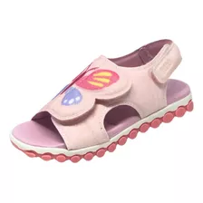 Sandalia Feminina Bibi Summer Regulagem Em Velcro Escolar