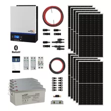 Kit Energia Solar Eco Renogen Inversor 5kw 16kwh Día