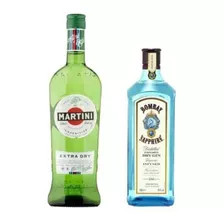 Combo Gin Bombay 750ml + Martini Ext Dry 990ml Zetta Bebidas