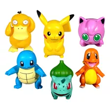 Boneco Pokémon Kit Com 6 Uni Pikachu Charmander Black Friday