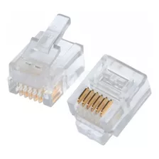 Conectores Rj12 Impresora Cable Punto Serial Kit 12 Unidades