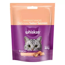 Whiskas Snacks Delicioso Sabor Salmón 40gr X1u