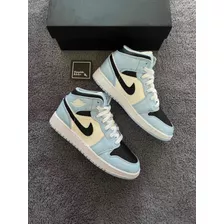 Jordan 1 Mid Ice Blue 25 Mx