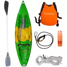 Combo Kayak Maori Remo Chaleco Respaldo Pita Soga Silbato