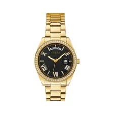 Relógio Guess Dourado Com Pedras Feminino Gw0307l2