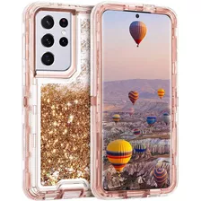 Funda Para Samsung Galaxy S21 Ultra 5g (color Oro Rosa)