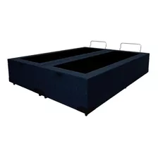 Base Para Cama Box Queen Guldi Com Baú Linho (47x158x198 ...