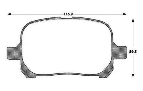 Pastilla Freno Delantera Toyota Solara Coupe Usa  3.0 1999 Foto 3