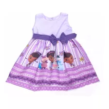 Vestido Festa Infantil Doutora Brinquedos 1 - 6 Anos