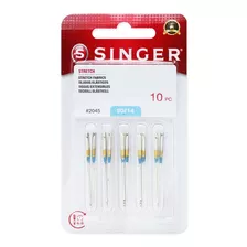 Agulha De Máquina Singer 2045 Especial N.14 Com 10und Cor Aço