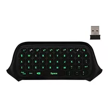 Teclado Retroiluminado Verde Compatible Con Xbox One Negro