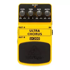 Behringer Uc-200 Pedal Ultra Chorus Color Amarillo