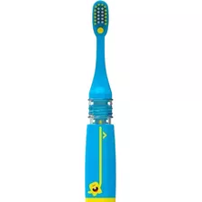 Escova De Dentes Com Reservatório Magic Brush Azul 5+