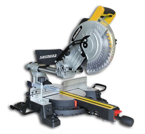 Sierra Ingletadora Telescópica Shimura Sh-s12t 305mm 2100w Láser 80 Dientes