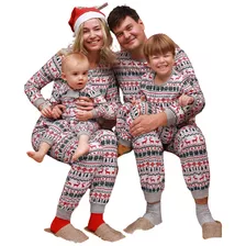 Conjunto De Pijamas De Natal, Família E Casal, Estampado