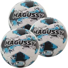 3 Bolas Infantis Magussy Twister 100 Fusio Tec Sub 11 Futsal