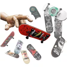 Skate Dedo Profissional De Madeira Com Rolamento Fingerboard