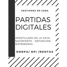 Partidas Digitales - Apostillados - Oficios.