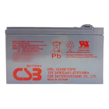 Bateria Csb 12v 9ah Hr1234w F2 Sms Apc Alarmes No Breaks