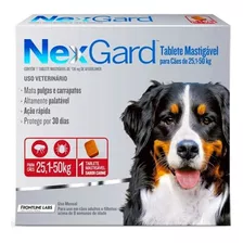 Antipulgas Nexgard Cães De 25 À 50kg 1 Tablete