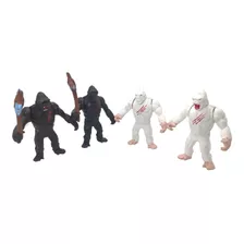 Juguete King Kong Vs Rampage Gorila Figuras Mono Chango Axe