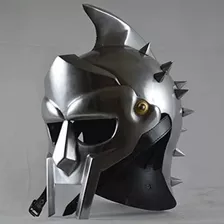 Casco De Gladiador En Metal Producción Artesanal